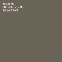 #6C6555 - Soya Bean Color Image